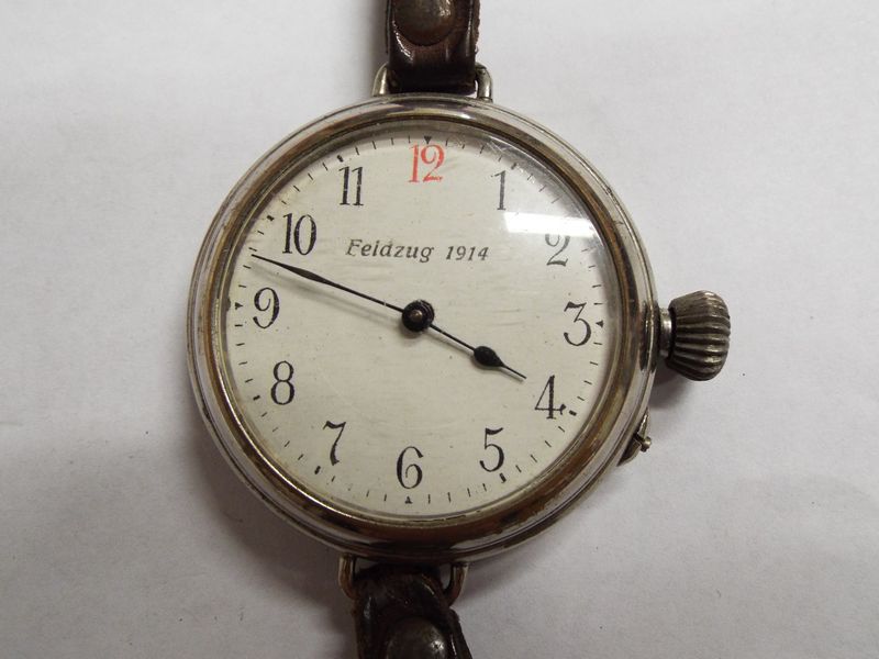1914 DATED GERMAN OFFICERS TRENCH WATCH | Spandau Militaria Shop